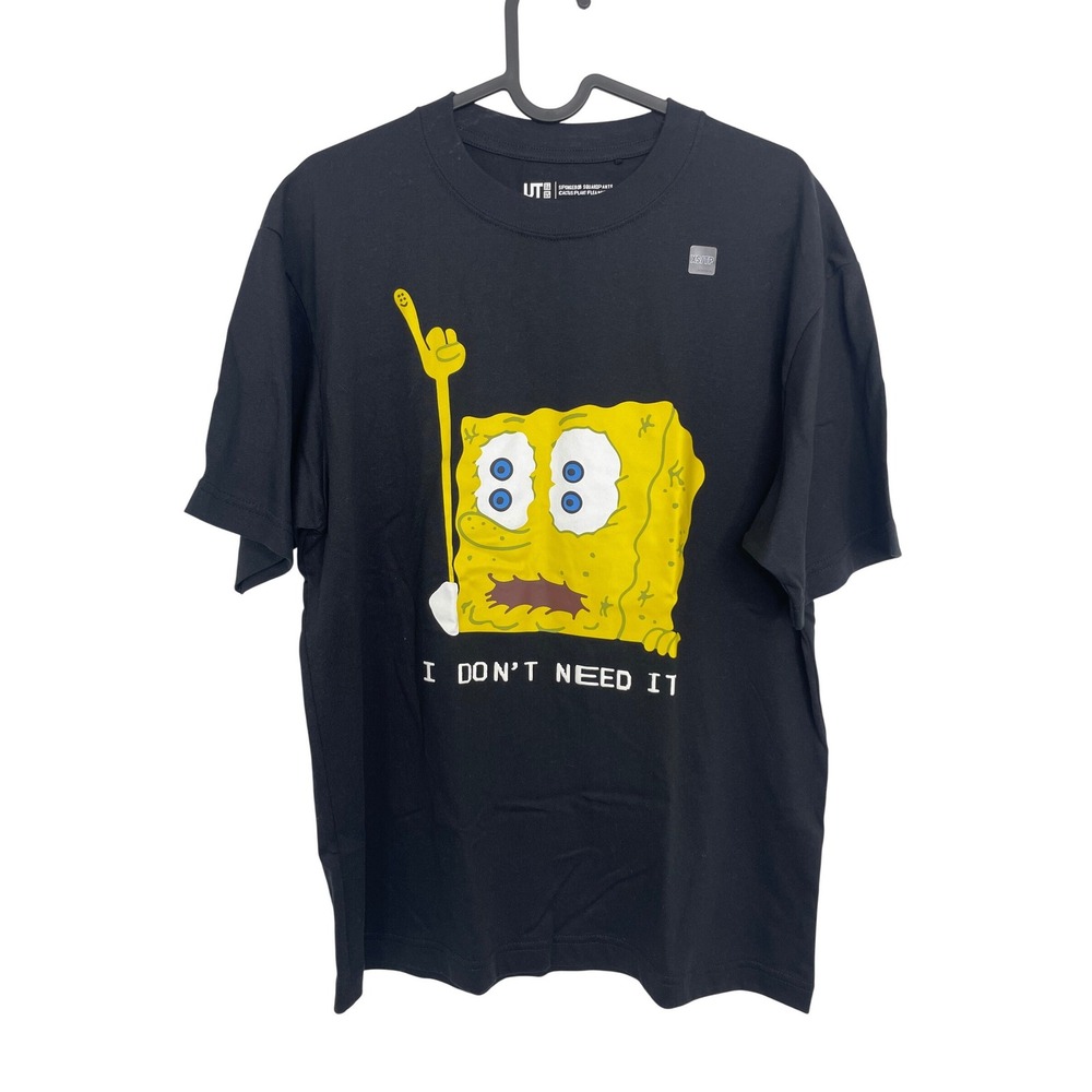 Uniqlo UT Spongebob Squarepants Cactus Plant Flea Market CPFM Tee Black XS